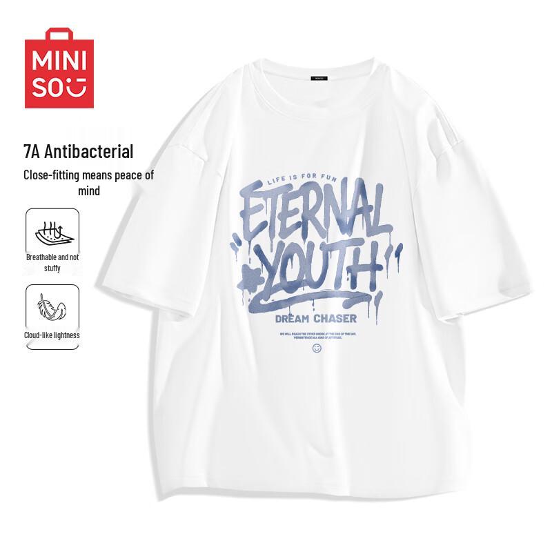 MINISO Men s Antibacterial Short Sleeve T-shirt 3XL