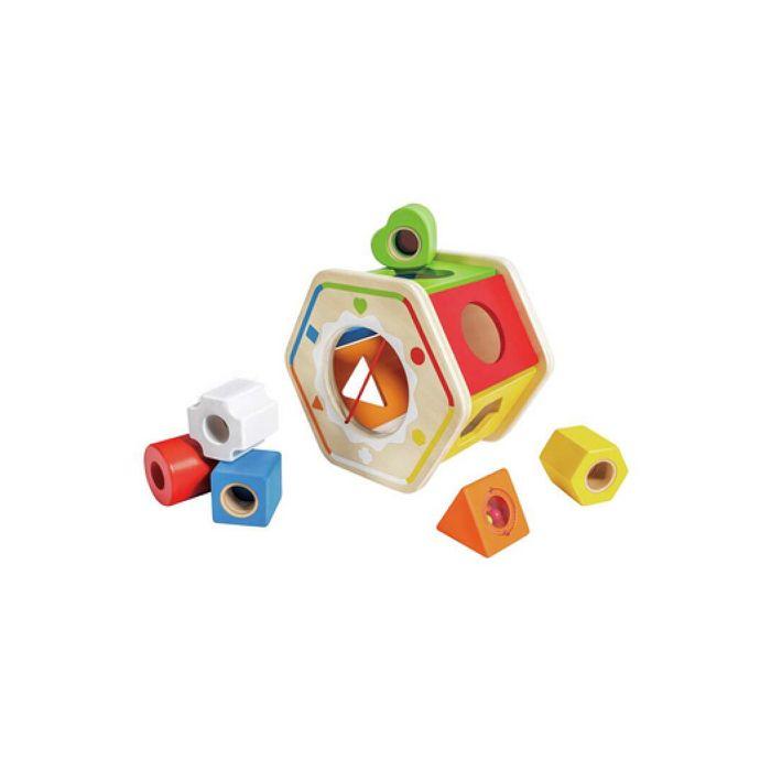 Jouet éducatif - hape - trier de formes wonder - 6 formes - a monter soi-même - mixte