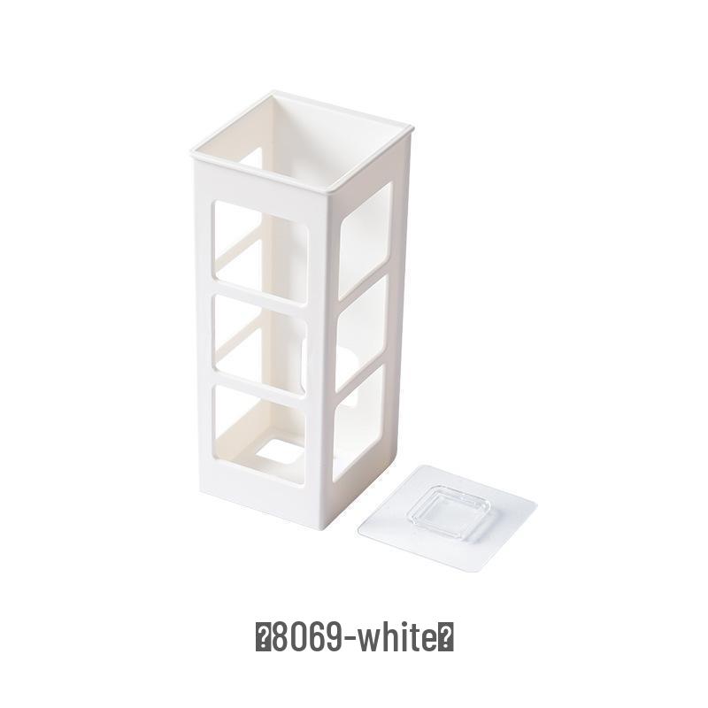 Японский настенный держатель для фена и выпрямителя белый