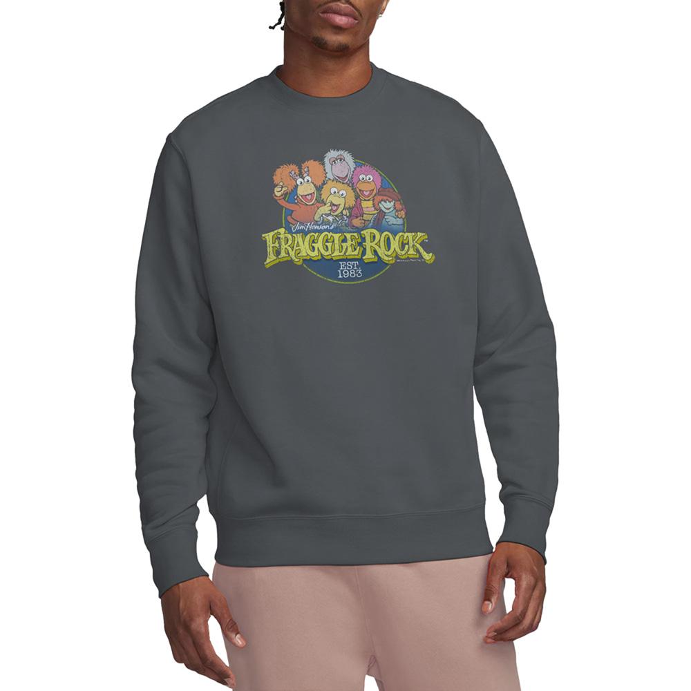 Fraggle Rock Unisex Adult Circle Logo Sweatshirt