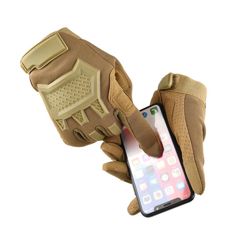 Men’s Full-Finger Tactical Gloves | Wear-Resistant, Non-Slip for Outdoor Sports, Cycling, Climbing, and Field Combat