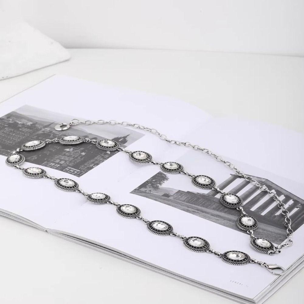 Cintura a Catena Oro Argento Design di Alta Gamma Catena Metallica Fascia Vita Nuova Catena Vita Donna