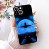 Transparent For iPhone 13 Case Cover Cute Cat Fashion Butterfly Funny Painted Casing A2633 A2482 A2631 A2634 A2635
