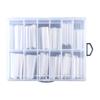 120 Extra Long Trapezoid French Nail Tips - Seamless Full/Half Cover, Wearable False Nails