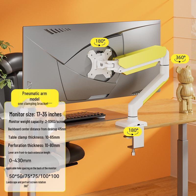 Metallischer Mechanischer Arm VESA Monitorständer mit verstellbarem Bildschirmständer