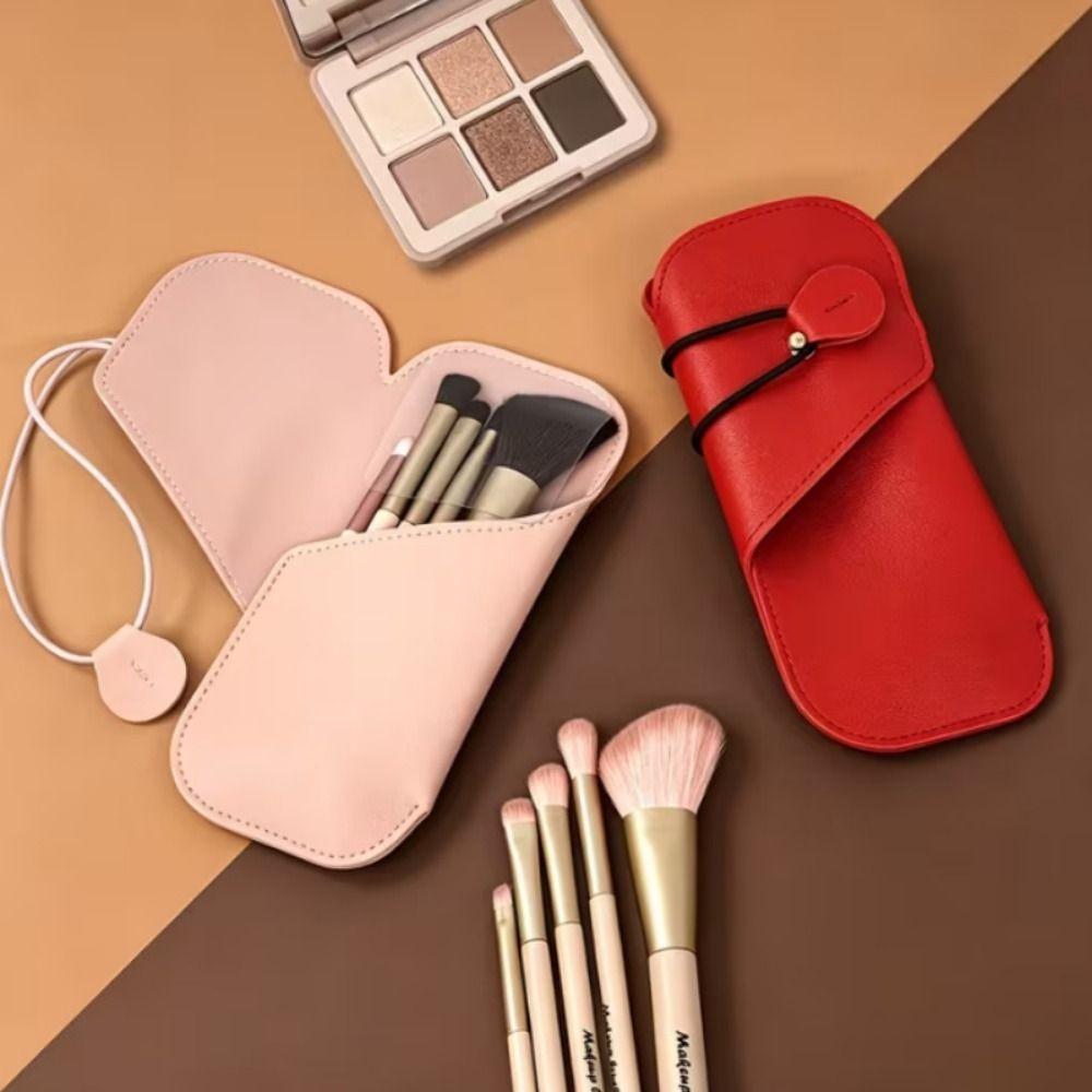 Dustproof Makeup Brush Holder Flip Lid Makeup Brush Storage Bag Makeup Brush Case  Beauty Tools