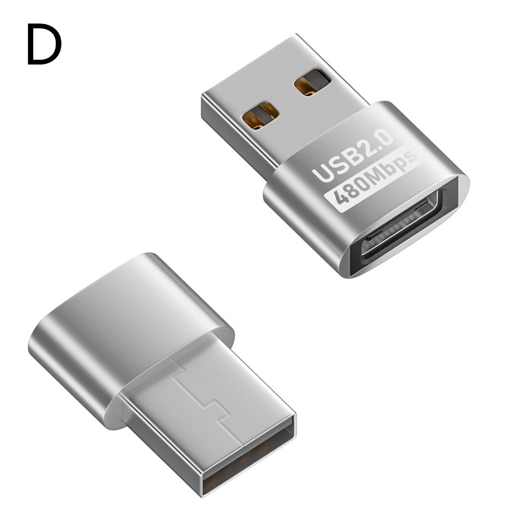 USB 2.0 Adapter OTG Type C To USB Adapter TypeC USB C Male To USB Female Male Adapter Converter Type C To USB Adapter