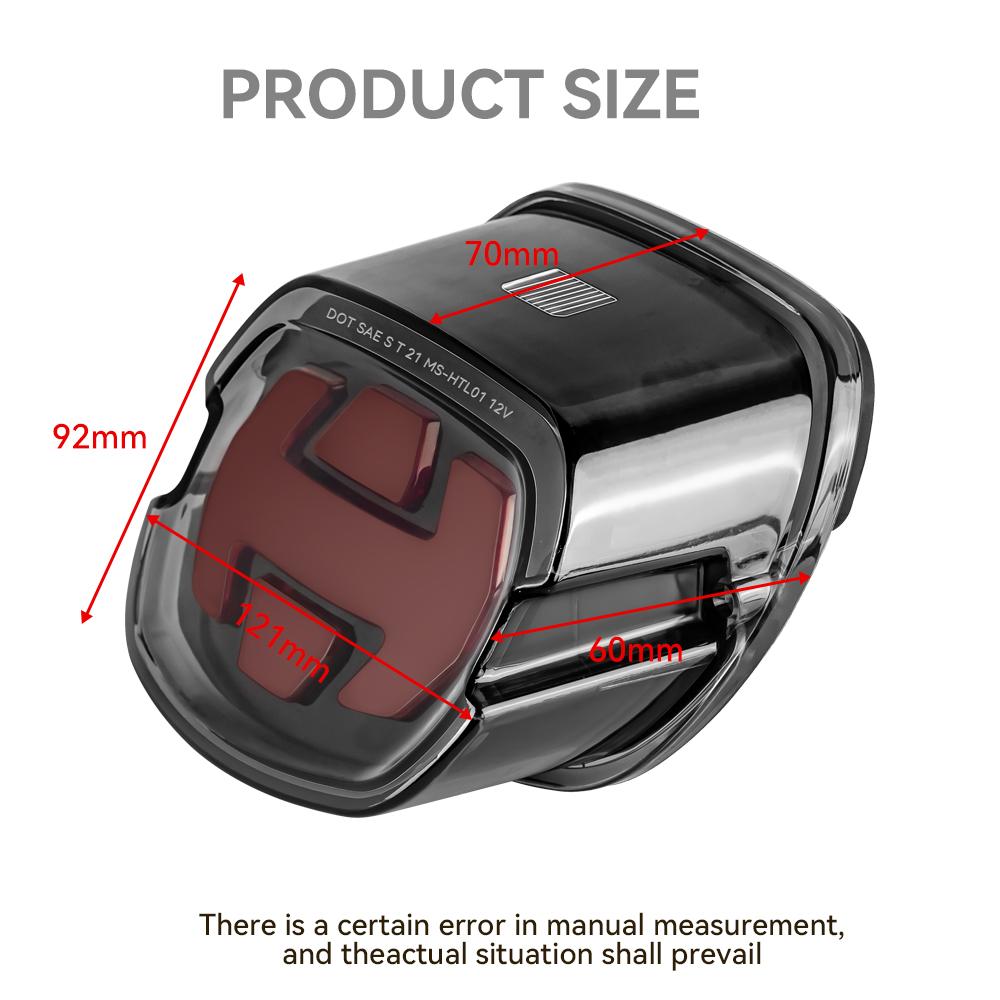 Motorcycle Brake Tail Light For Harley Dyna Fat Boy FLSTF Night Train FXSTB Softail Sportster Road King Electra Glide Road Glide