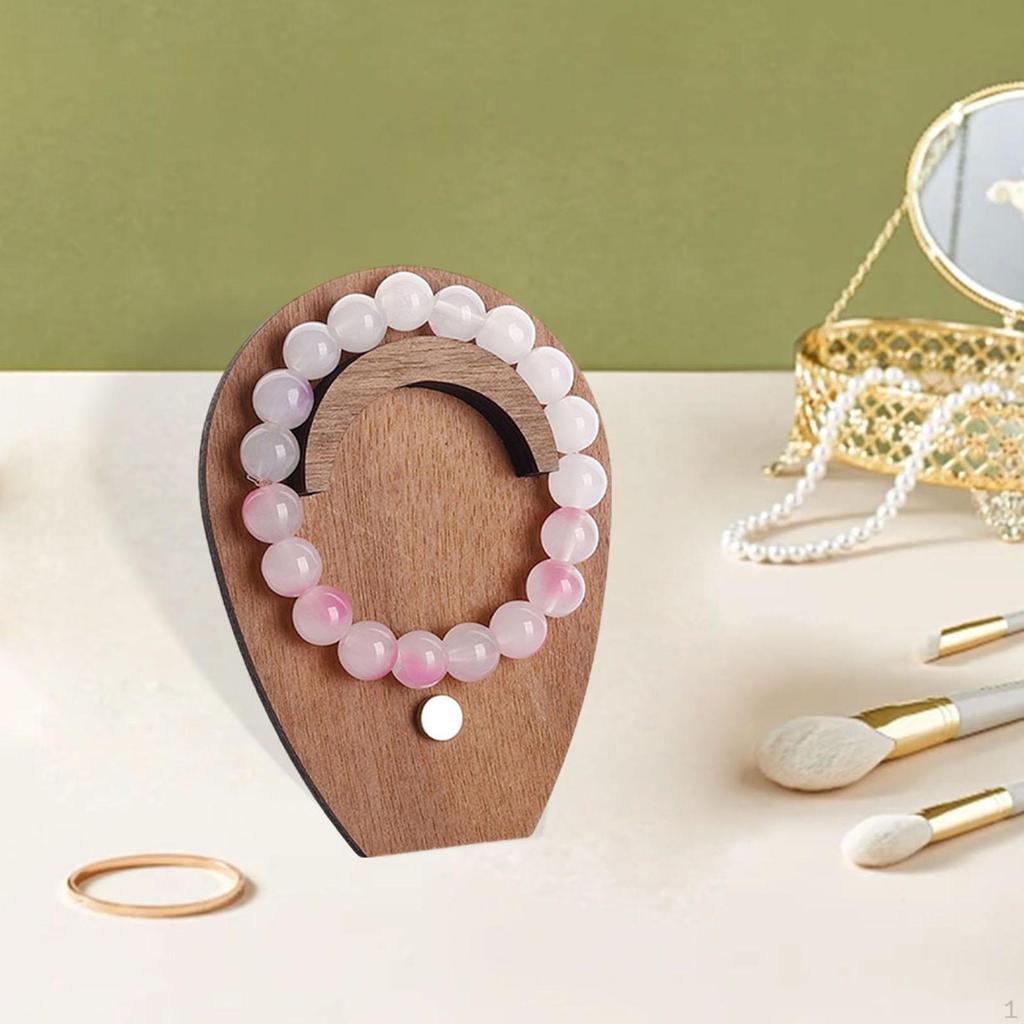 Wood Bracelet Stand Jewelry Display Holder Organizer for Bedroom