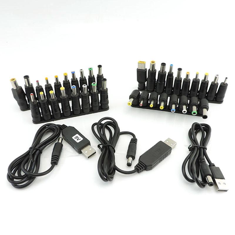 

USB Power Boost Line Step UP Модуль преобразователя мощности Кабель постоянного тока от 5 В до 9 В 8,6 В 12 В 12,6 В 5,5x2,1 мм Разъем для адаптера постоянного тока