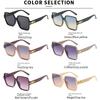 Gradient Large Frame Square Sunglasses Women Men High Quality Exquisite Luxury Brand Sun Glasses Travel Lady Man Glasses UV400