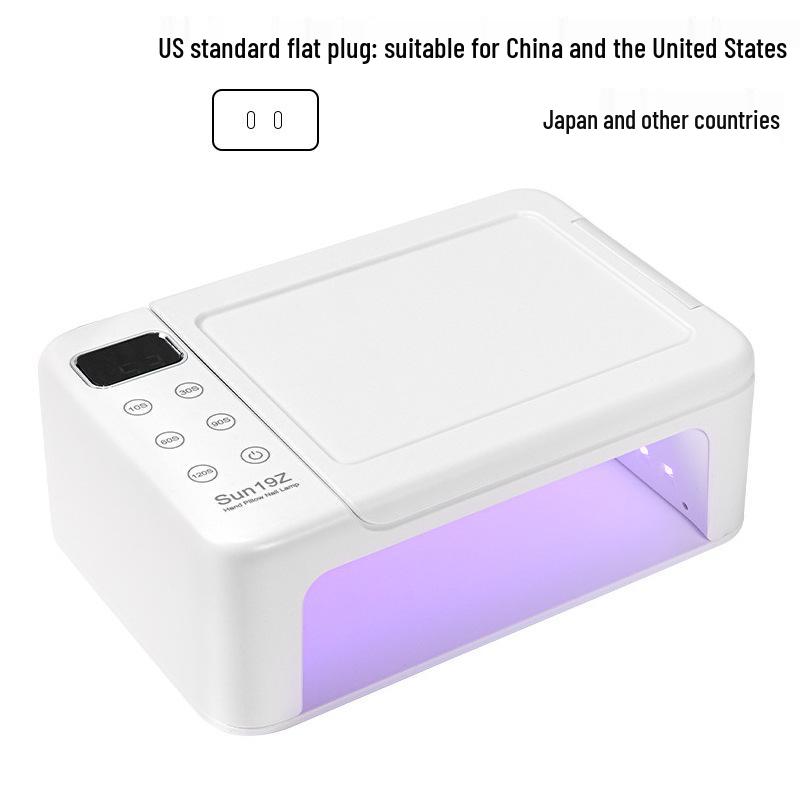 Multifunctional UV Nail Dryer: Quick-Dry Gel Polish Machine with Hand Rest, Salon-Quality Double-Hand Baking Lamp