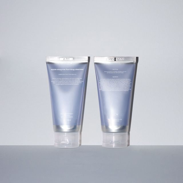 glow Яблочный энзимный пенящийся очищающий гель 110g