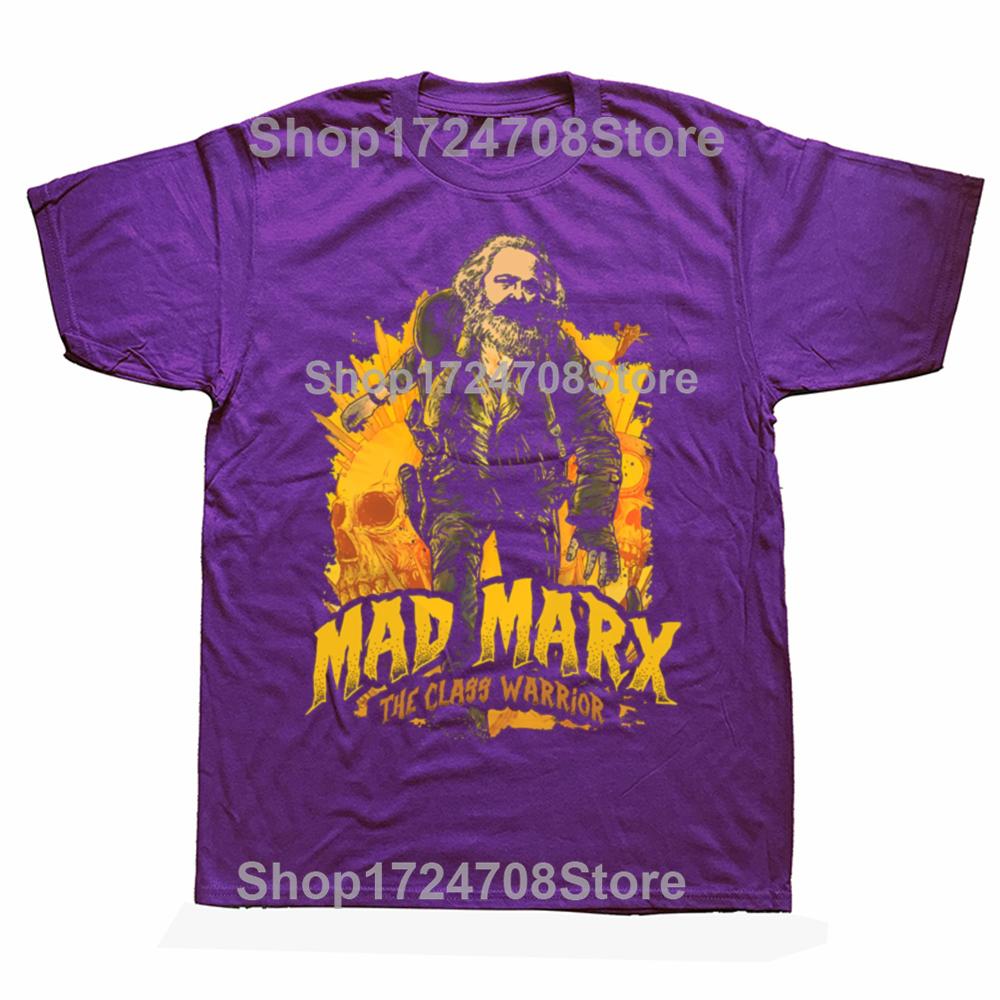 Men The Great Marx Attacks Vintage T Shirts Communist Meme Comfortable Cotton Clothes Funny Short Sleeve Tees Plus Size T-Shirt