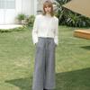 Wei Mei Autumn Wool Drape Loose Wide-Leg Slimming Casual Pants