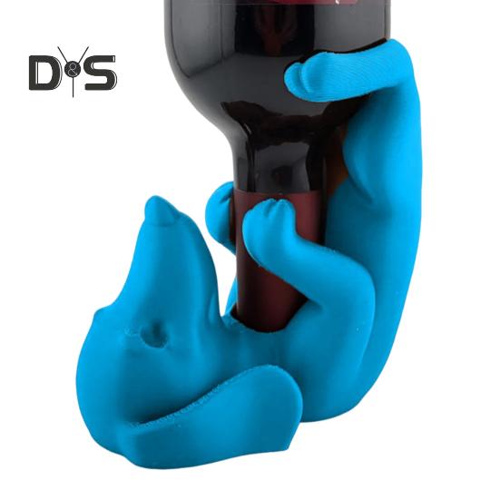 Dackel-Weinflaschenhalter, PLA-Hundefigur, Bierflaschen-Ausstellungsstand, Organizer-Rack, Home, Küche, Bar, Esstisch, Schreibtisch-Dekoration