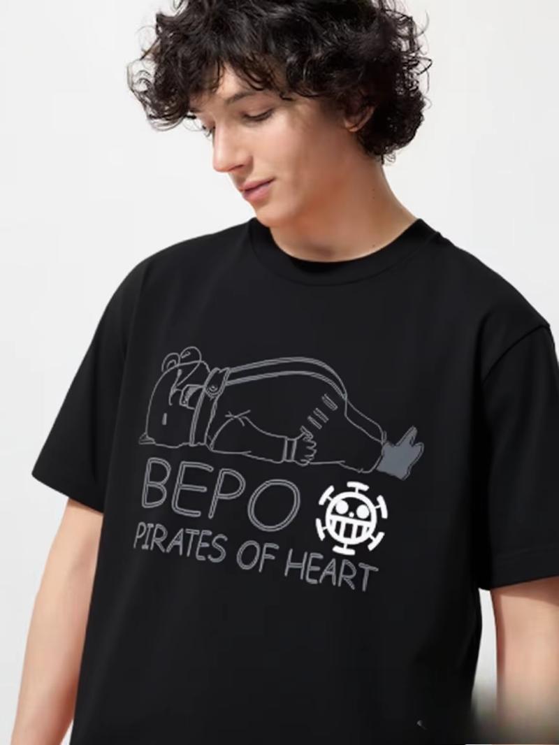 

One Piece Anime Men Cotton Tshirt Summer Casual Short Sleeve Graphic Tee Streetwear Daily Wear Cotton Shirt Y2k Clothes Tops S