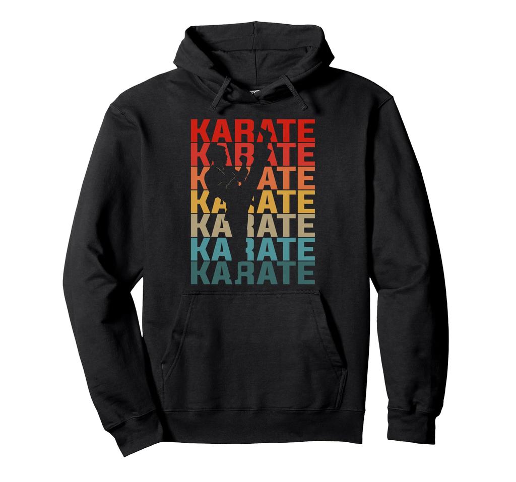 Retro Vintage Karate Martial Arts Instructor Taekwondo Hoodie