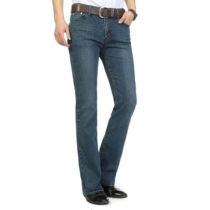 

Men s Flared Pants Classic Designer Flared Jeans 28 синий