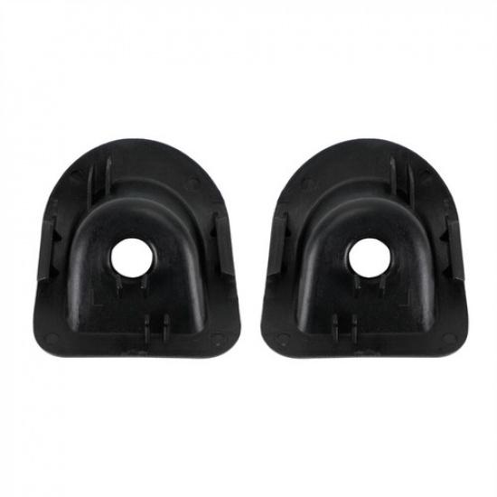 Pair Door Lock Knob Grommet Bezel Cover Black LH & RH For Ford Mustang 2005-2014