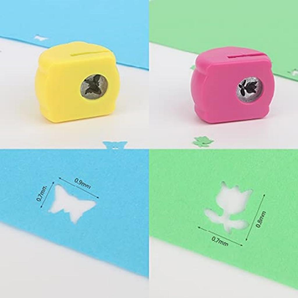 8-Pattern Professional Craft Punch Set, Multi-Shape Hole Puncher for Scrapbooking & DIY Cards - Precision Tool for Adults