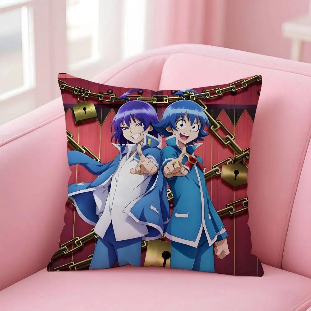Anime Welcome To Demon School Iruma-kun Pillow Case Pattern Printed Pillowcase for Living Room Sofa Cushion Cover Bedroom Decor