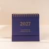 Portable 2027 Desktop Desk Calendar Standing Flip Calendar Academic Planner  Office Supply