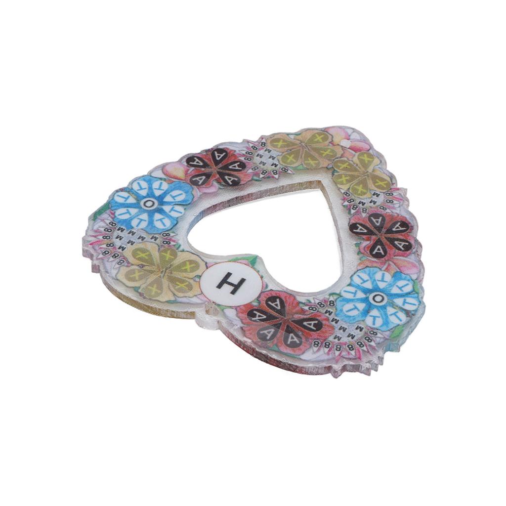 Rhinestone Painting Pendant DIY 5D Heart Shape Window Hanging Pendant for DIY Craft Indoor Decoration Gift