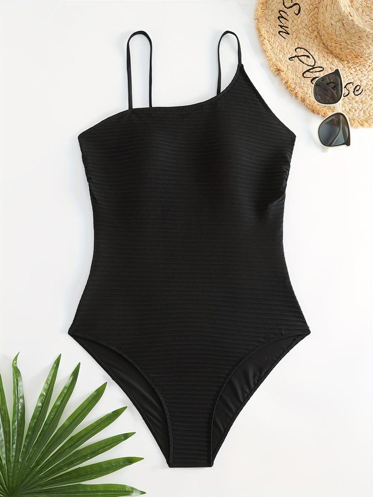 2026 Women's High-Waisted Backless One-Piece Swimsuit - European & American Style
