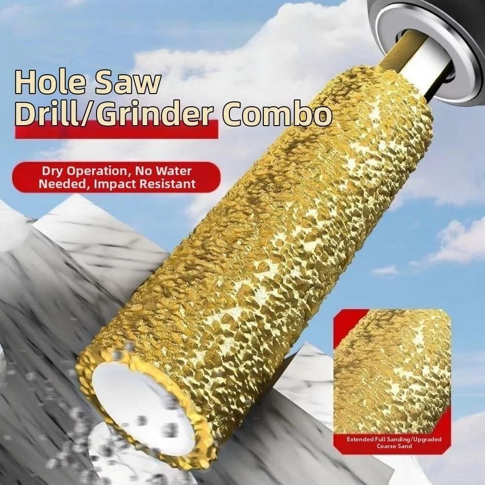 6/8/10/12mm Size Hexagonal Shank Core Drill Bit Tile Marble Drill Bit  Dry Drilling Application