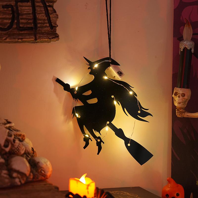 Halloween Decorative Lights, Ghost, Black Cat Atmosphere Lamp, for Living Rooms, Parties, Holidays, Home Decoration