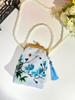 Ancient Style Single Shoulder Crossbody Cheongsam Bag with Embroidery Clasp Handbag