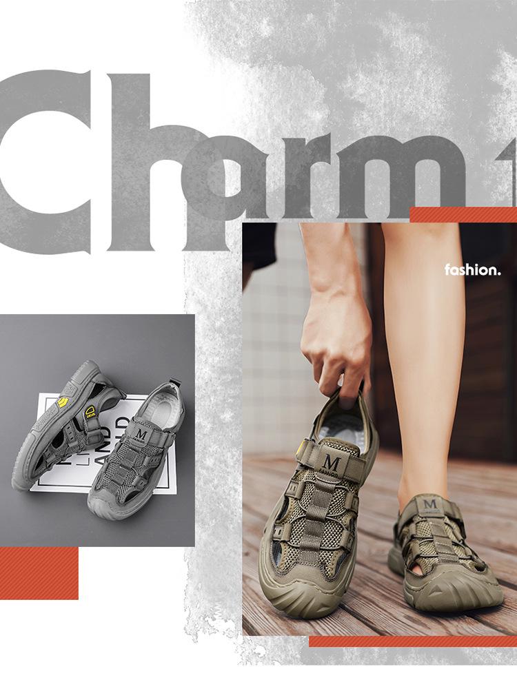 Men's 2025 Summer Closed-Toe Outdoor Water Sports Sandals