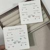 Delicate Butterfly Star Earrings Set Imitation Pearl Stud Earrings Mini 7 Days Stud Earrings Dainty Daily Wear Jewelry Gifts