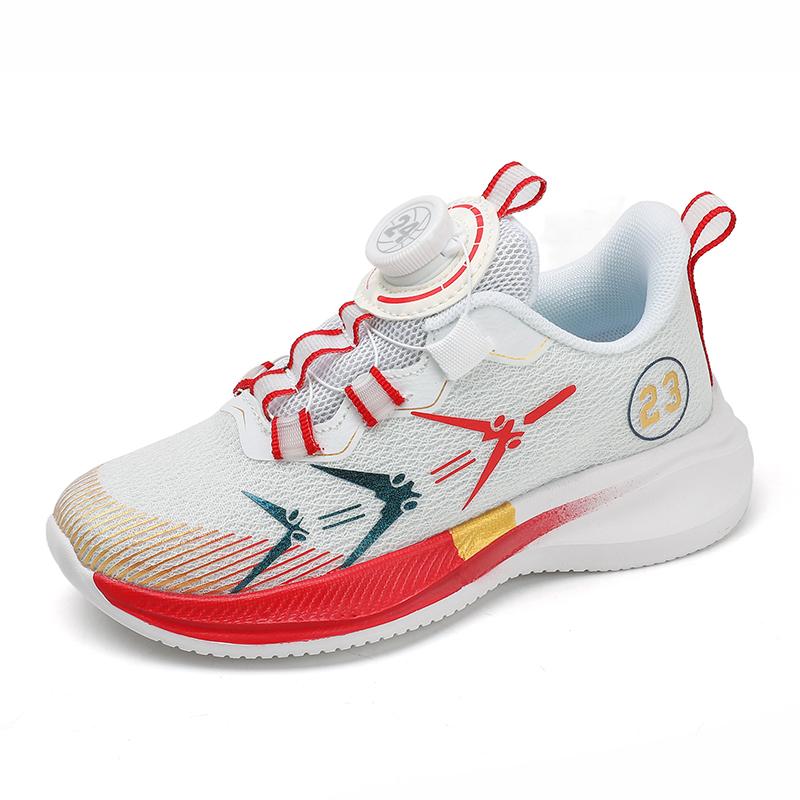 

Кроссовки для бега с дышащей сетчатой поверхностью и нескользящей подошвой для мальчиков, новые амортизирующие кроссовки для легкой атлетики для юных школьников 40