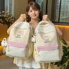 Japanese New High-value, Fresh, Sweet and Sweet Plaid Backpack, Lightweight and Large-capacity Backpack for Junior High School Students