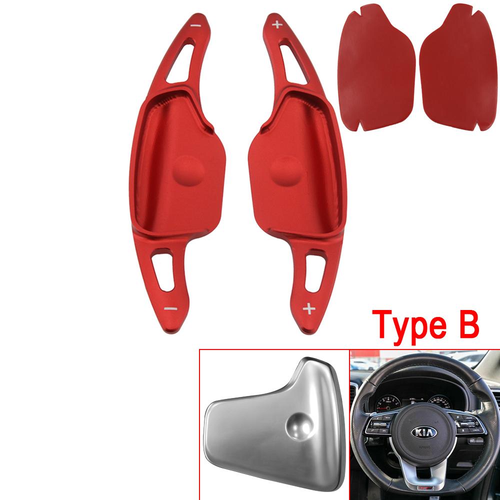 Shifter Paddle For KIA Sportage GT-Line Hybrid 2015 2016 2017 2018 2019 2020 2021 2022 Car Steering Wheel DSG Extension Stickers hbwjx00