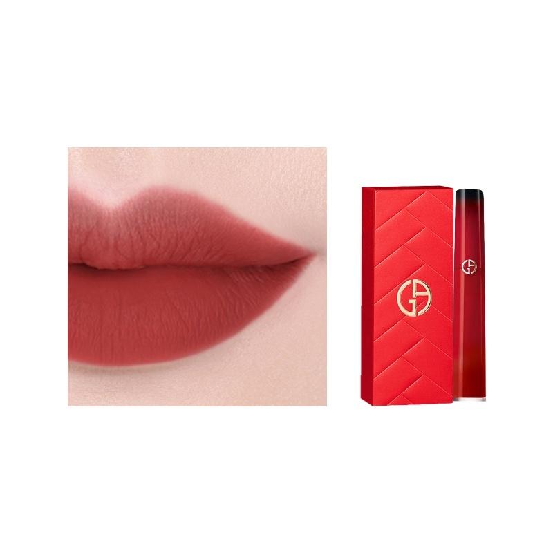 Armani Valentine s Day Limited New Red Tube Lip Glaze Velvet Natural #405 PASSION красный