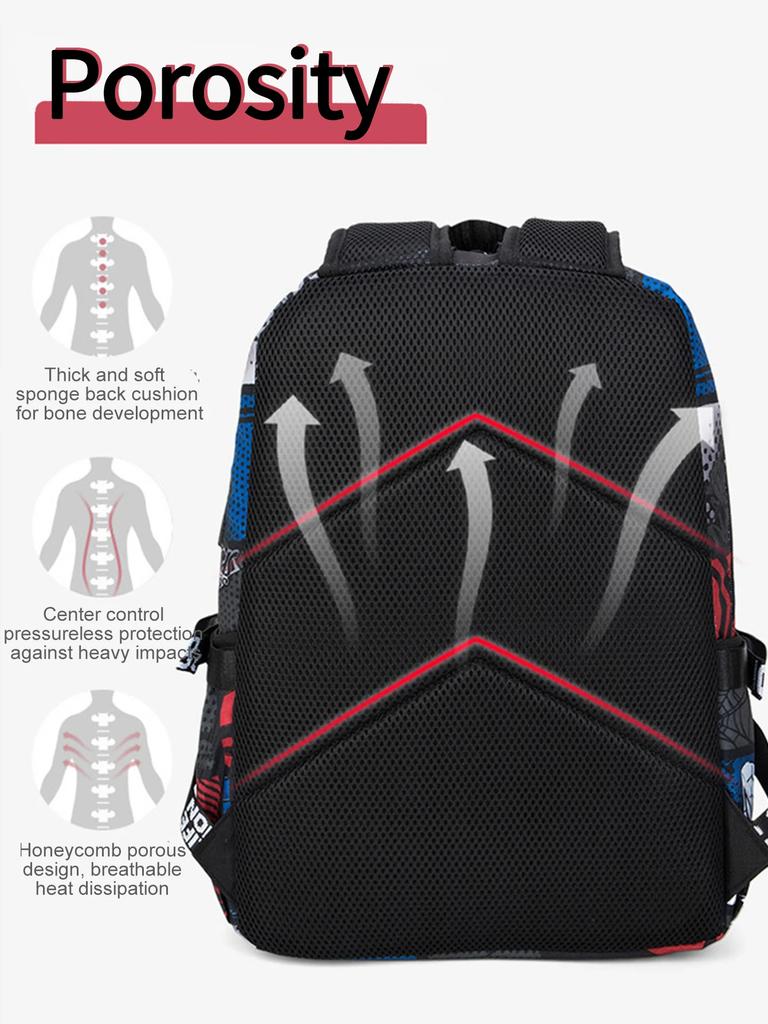 Diebstahlsicherer Rucksack Herren Wasserdichter Rucksack Rucksäcke für Damen aus Stoff Lässiger Reiserucksack Oberstufenschüler Schultasche