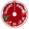 Snowman Christmas Tree Mat Snowflake Christmas Decorations Sweet Tree Base Blanket  Winter