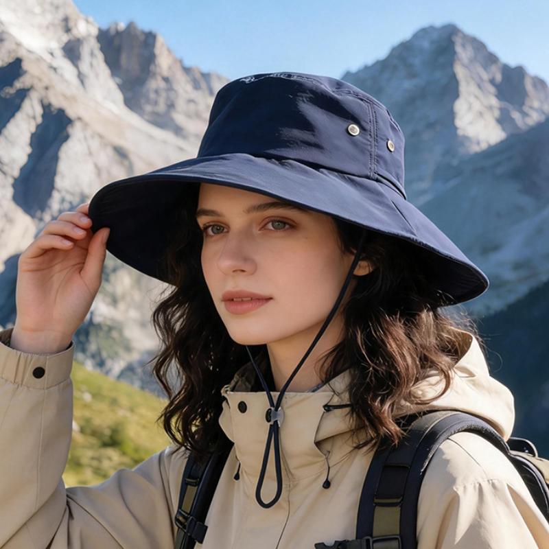 Women's Bucket Hat Summer Visor Cap Fasionable Style Fisherman's Hat Wearing Breathable Sunshade Travel For Outdoor
