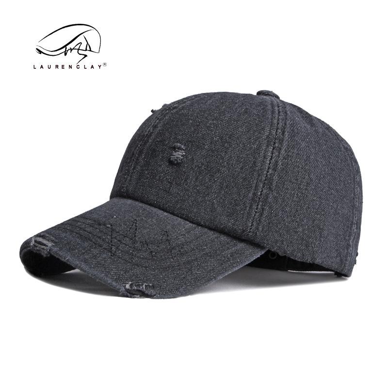 Frühling und Sommer neue gewaschene und alte Denim-Baseballkappe Damenmode Sonnenschutz Sonnenschirm Reisekappe Herren