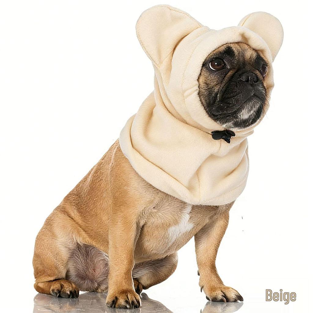 2026 Windproof Dog Hood: Warm Winter Hat & Calming Neck Gaiter