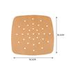 Square Oil-Absorbing Air Fryer Paper with Holes for Baking, Oven, and Steaming
