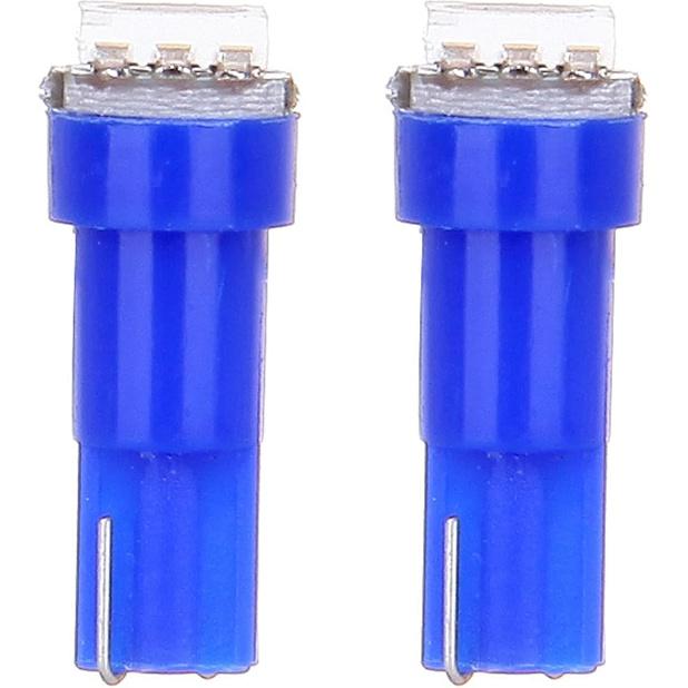 Cciyu 20x Blue T5 Blue Dashboard Instrument Panel Instrument Speedometer Gauge Cluster 37 73 74 79 17 57 5050 1-SMD LED Light Bulb 12V (blue)