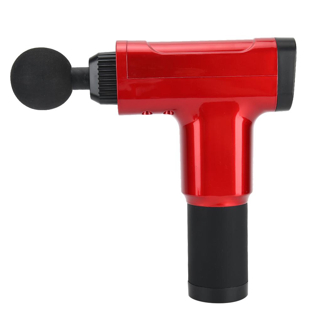 6 Heads Electric Muscle Massager Portable Fascia Relaxation Pain Relief Massage InstrumentBlack EU