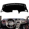 For Jeep Renegade 2014-17 2018  Car Dashboard Cover Mat Pad Anti-UV Trument Sunshield Protect Carpet Interior Accessories