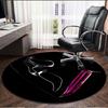 Ghostface Print Round Rug, Washable Floor Carpet, For Entryway Dorm Laundry Room Office Study, Home Decor Birthday Christmas Gift