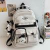 Schoolbag for Children Elementary School Students  Girls Junior High School Students  Large Capacity Color Blocking Backpacks  Backpacks
