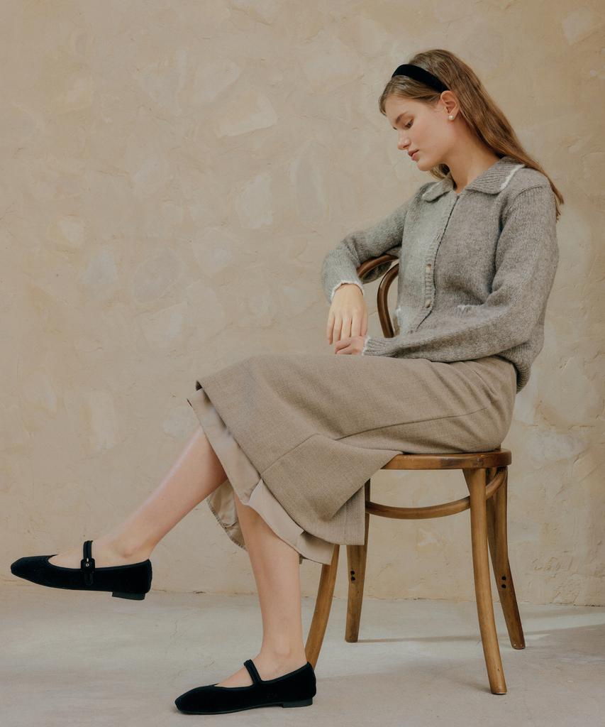 Yeoppe Layered Skirt_Beige